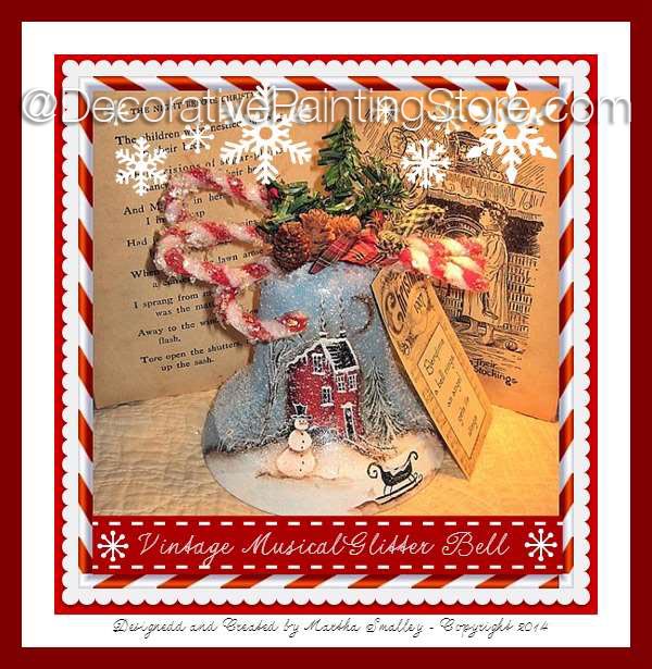 Glitter Bell ePattern - Martha Smalley - PDF DOWNLOAD
